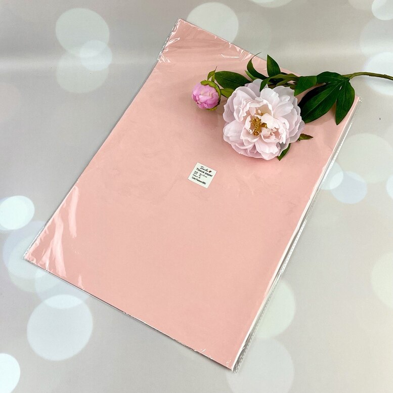 Ozdobny papier do pakowania 689U (jasnoróżowy)